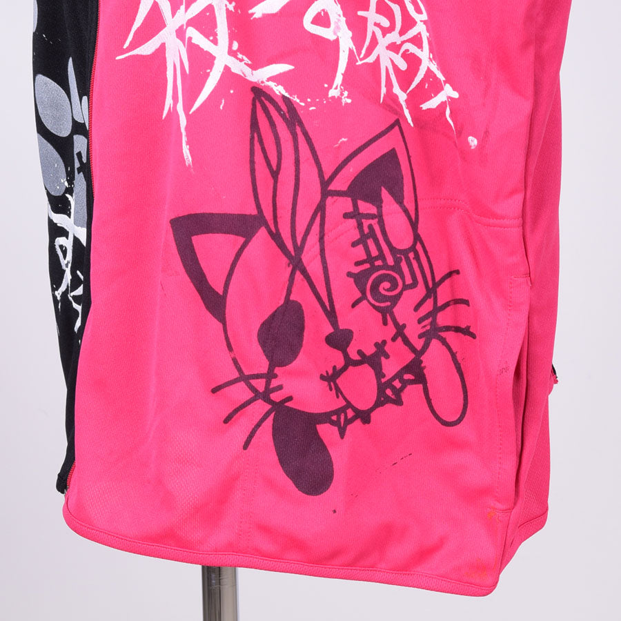 H&A Cat Ear Chaos Hoodie / BK-PK