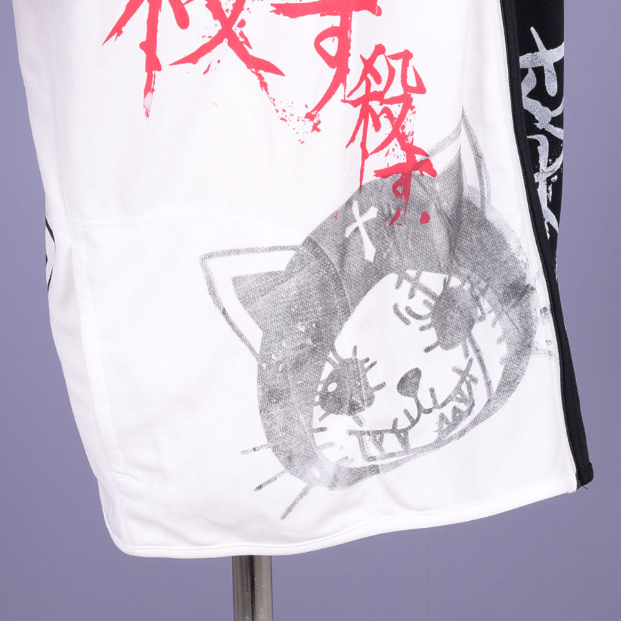H&A Cat Ear Chaos Hoodie / WH-BK