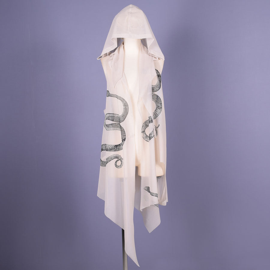 Snake Mesh Hoody Gilet