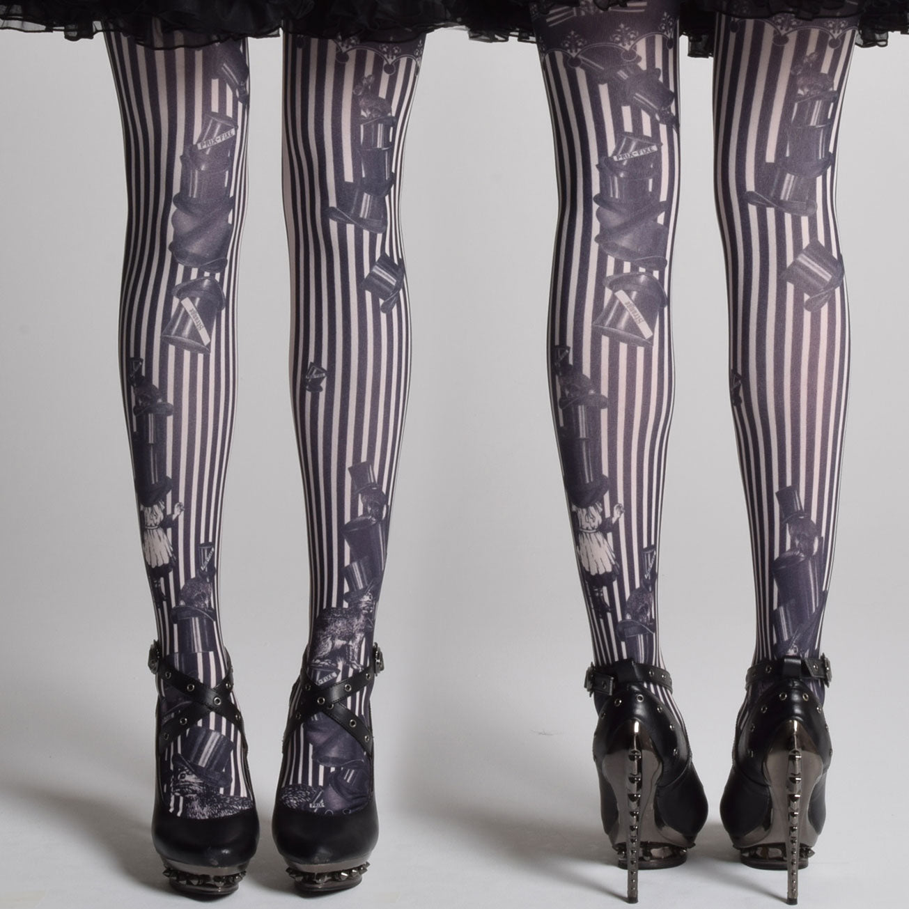 White Bunny Tease Tights