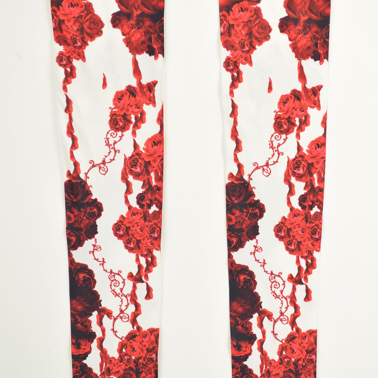White Bloody Rose Overknees