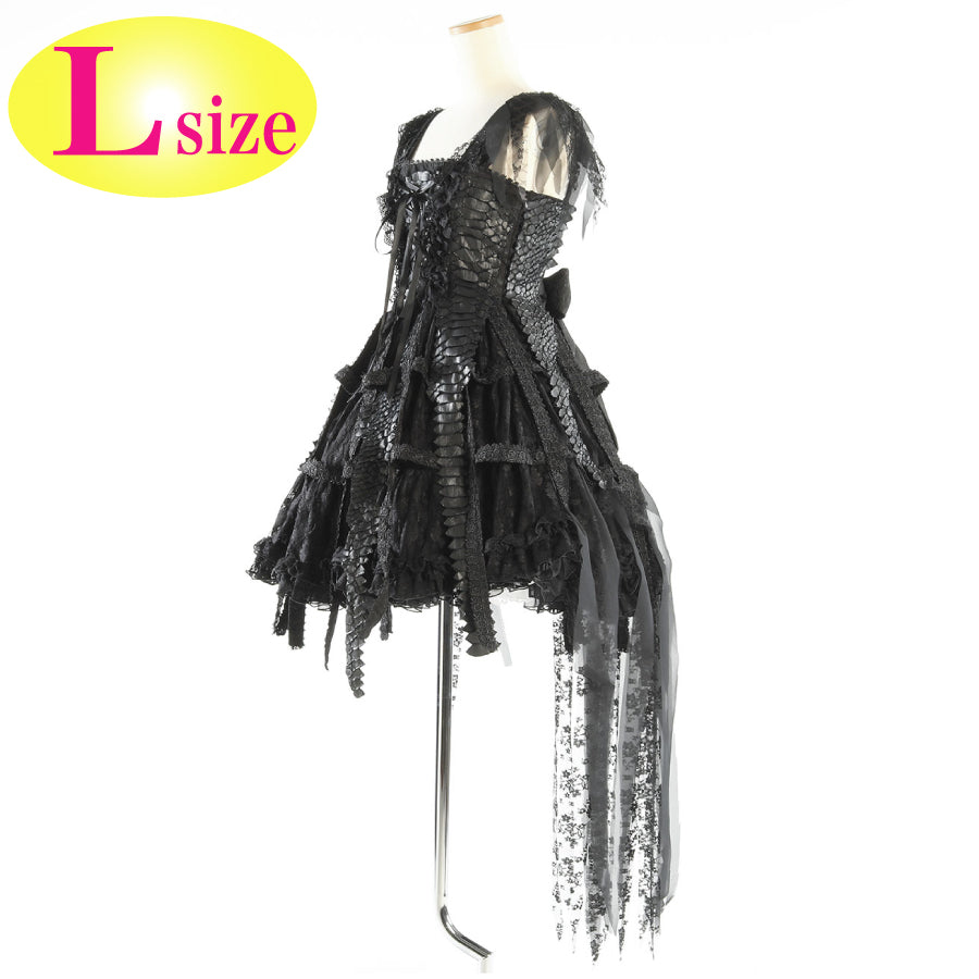 Black Dragon Bird Cage Dress (2sizes)