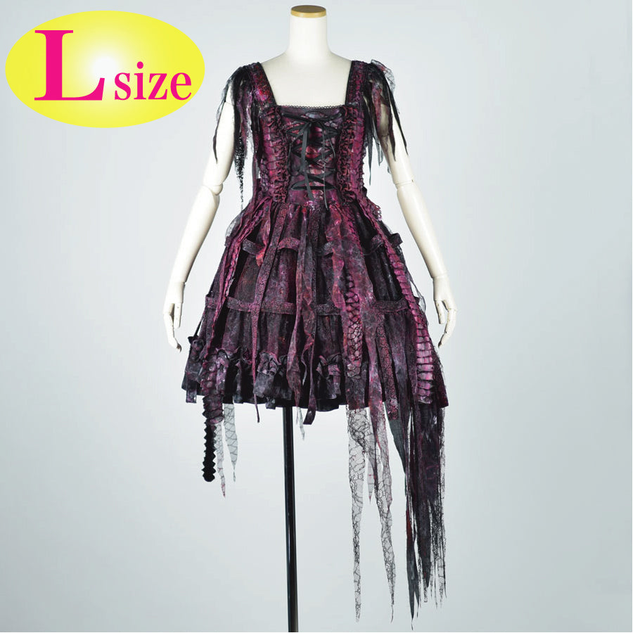 Dragon Scale Bird Cage Devil Dress (2sizes)