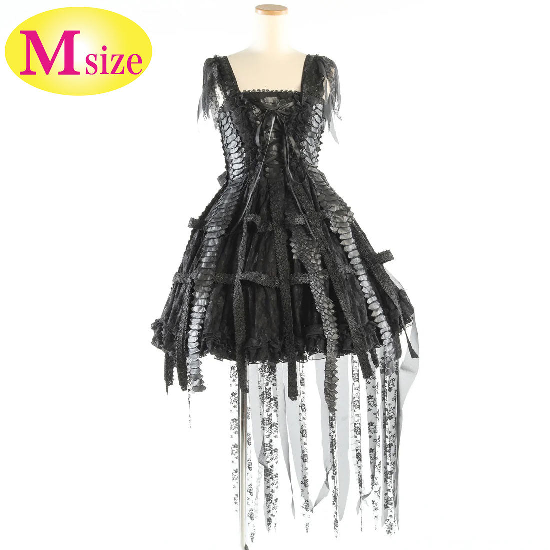 Black Dragon Bird Cage Dress (2sizes)