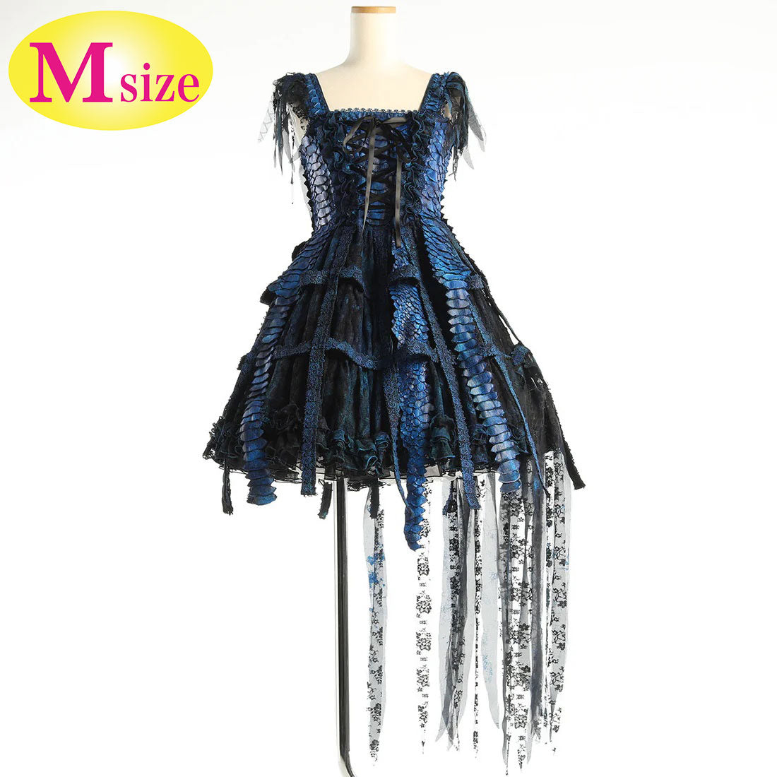 Blue Dragon Bird Cage Dress (2sizes)