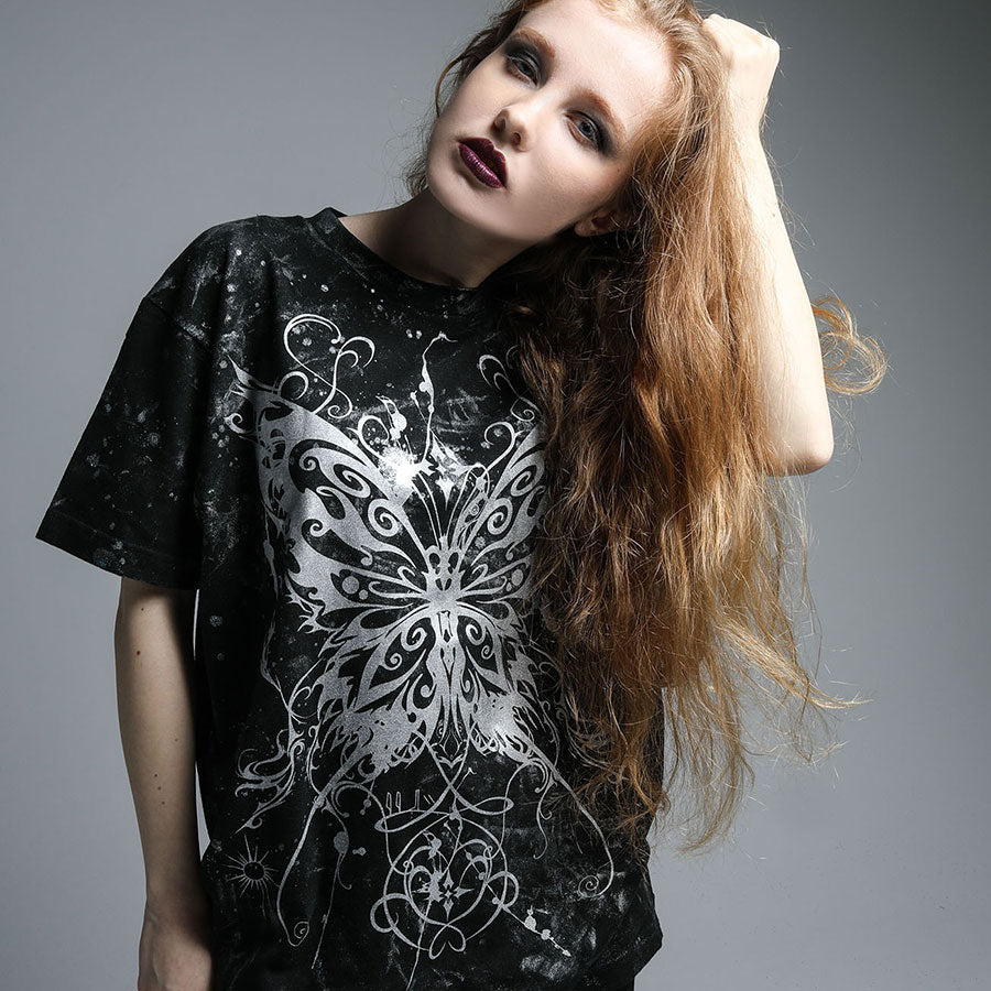 Butterfly Crash T-SH / BK-SIL (5サイズ)