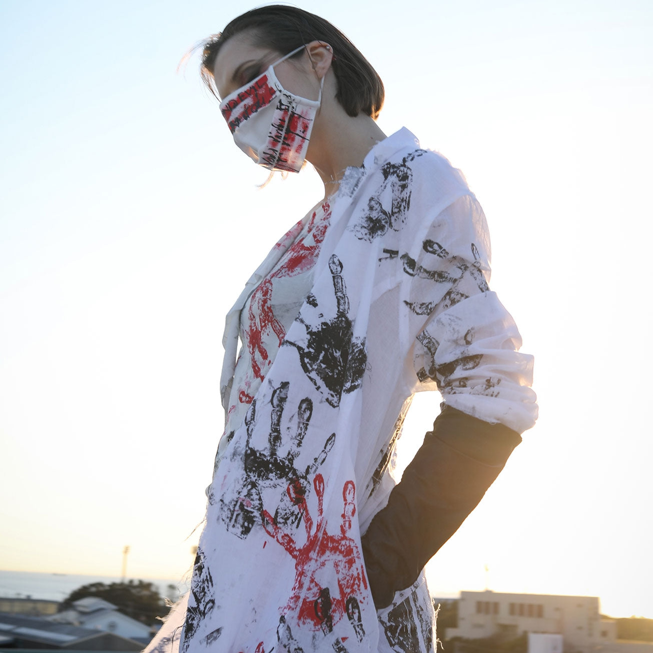 "Destroy" Anarchy Paint Mask Wear
