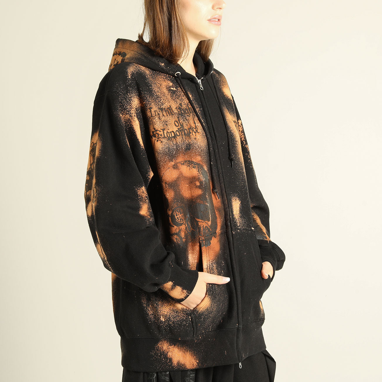 Element Bleach Double Zip Hoodie