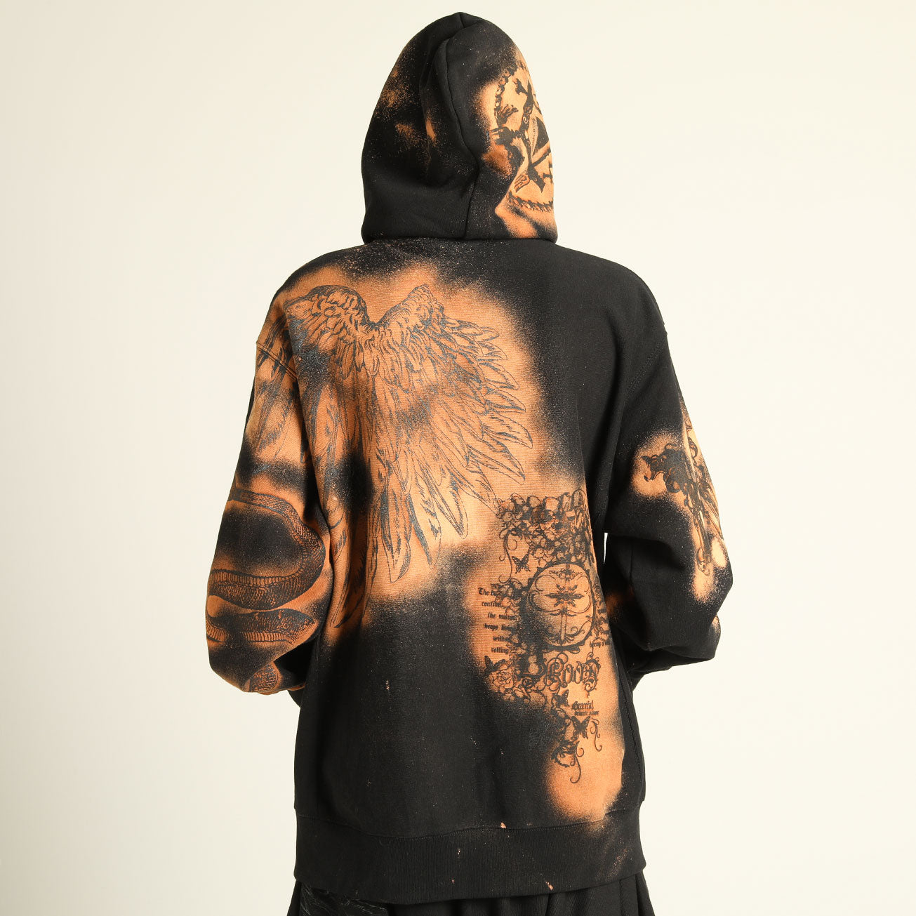 Element Bleach Double Zip Hoodie