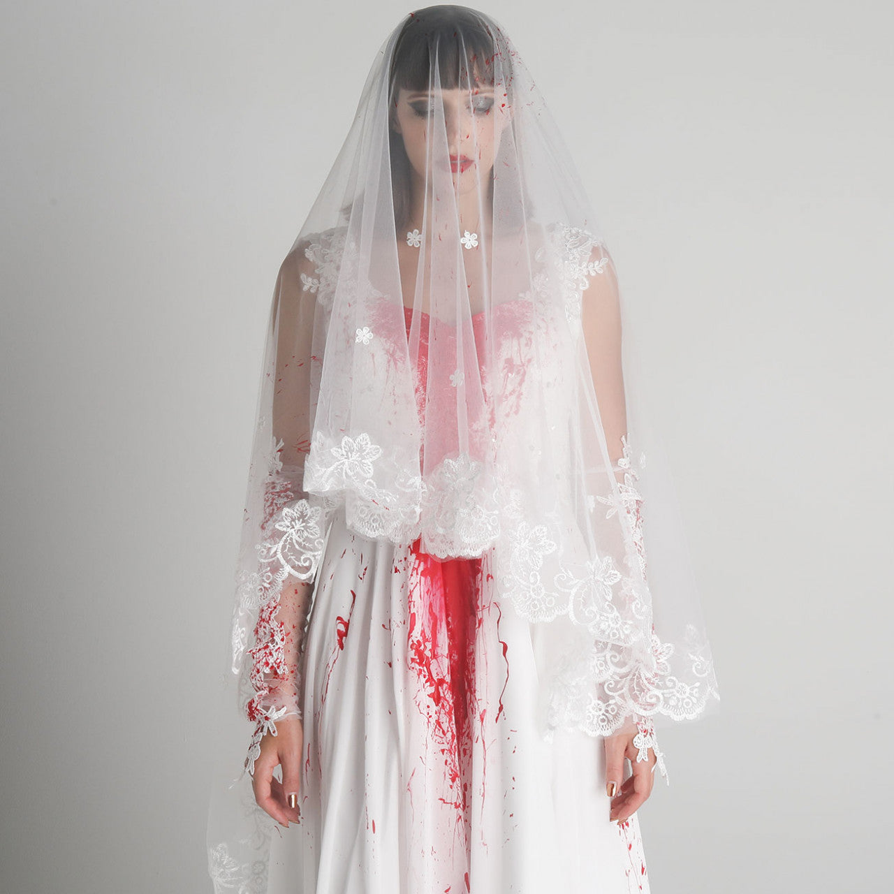 Blood Wedding Veil