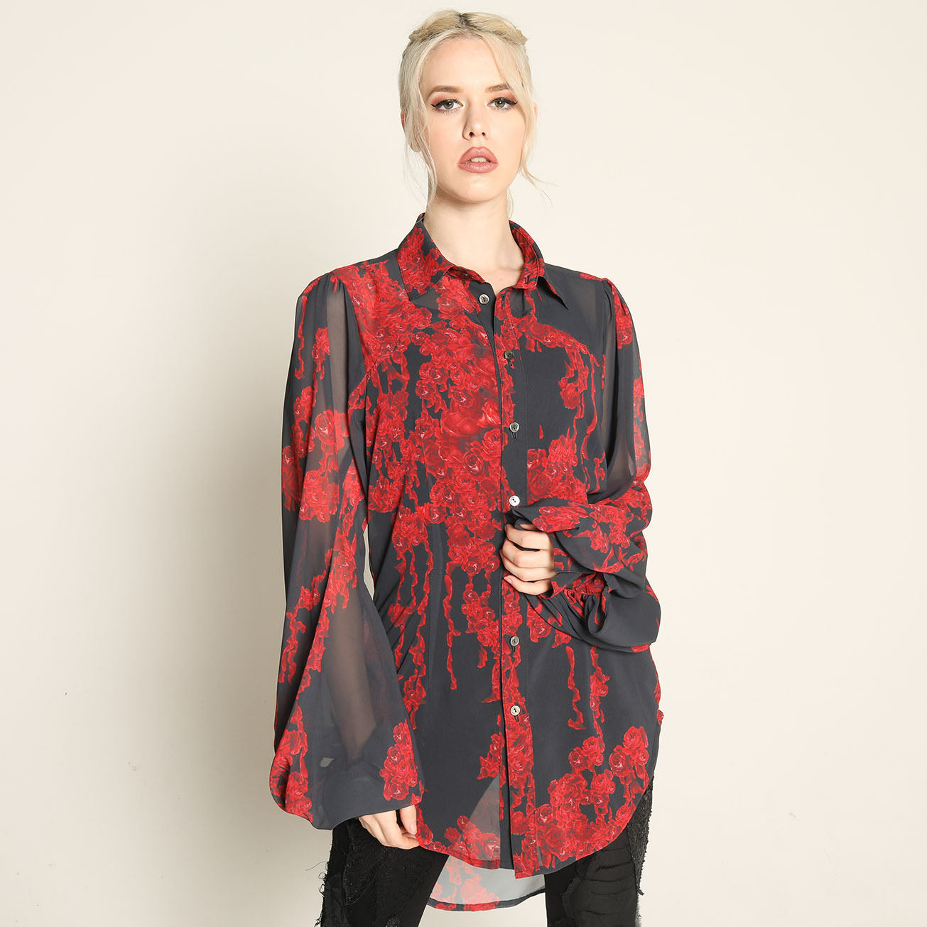 BLOODY ROSE BLOUSE
