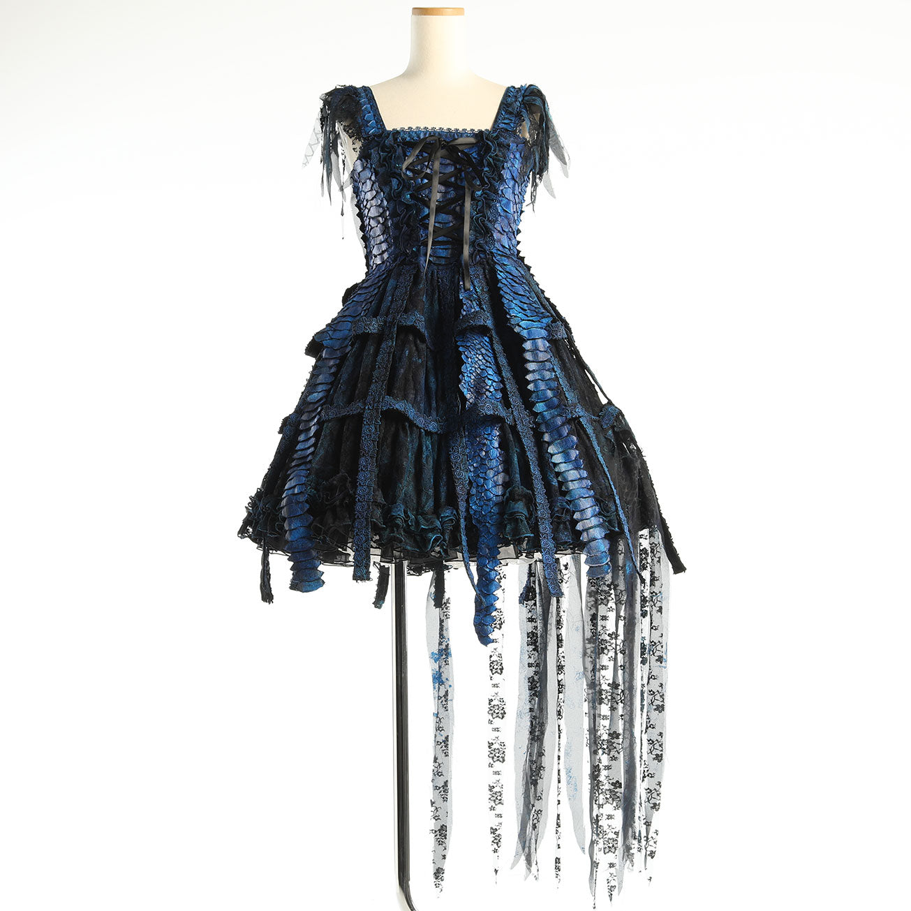 Blue Dragon Bird Cage Dress (2sizes)