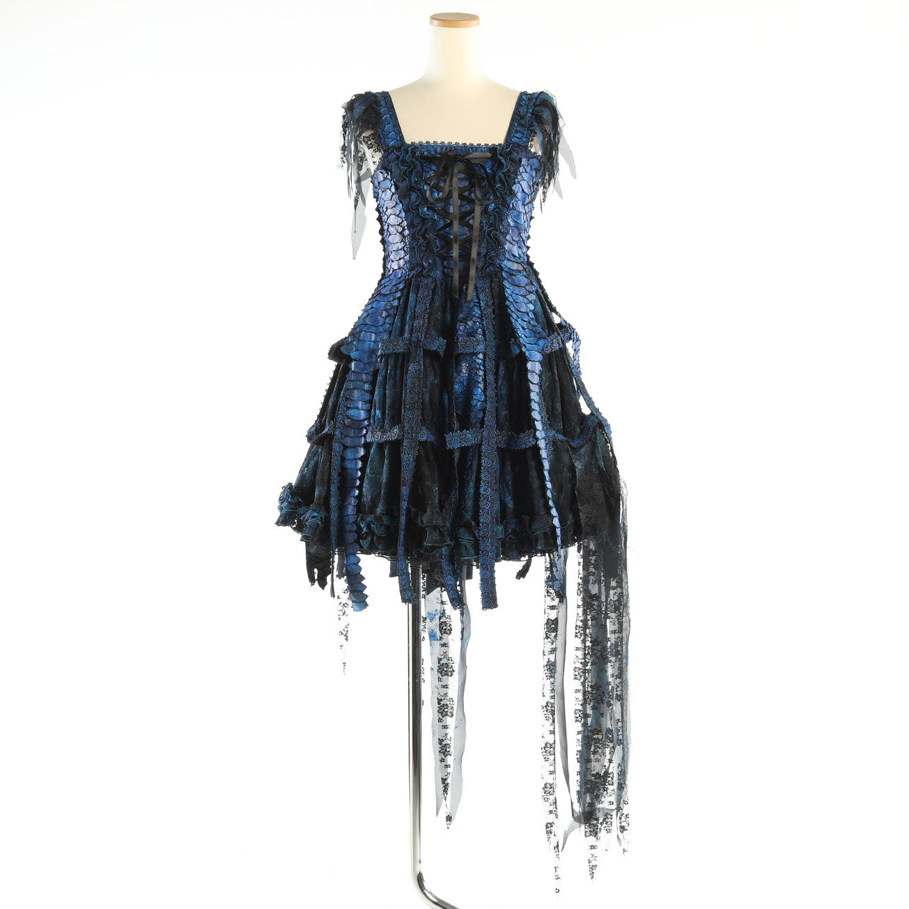 Blue Dragon Bird Cage Dress (2sizes)