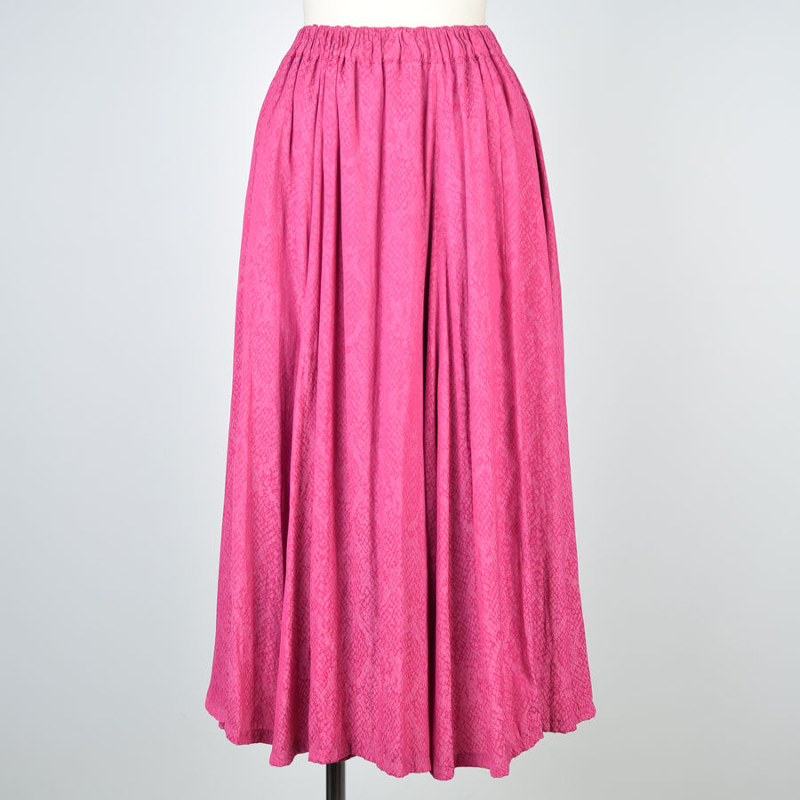 Snake JACQUARD FLARED SKIRT
