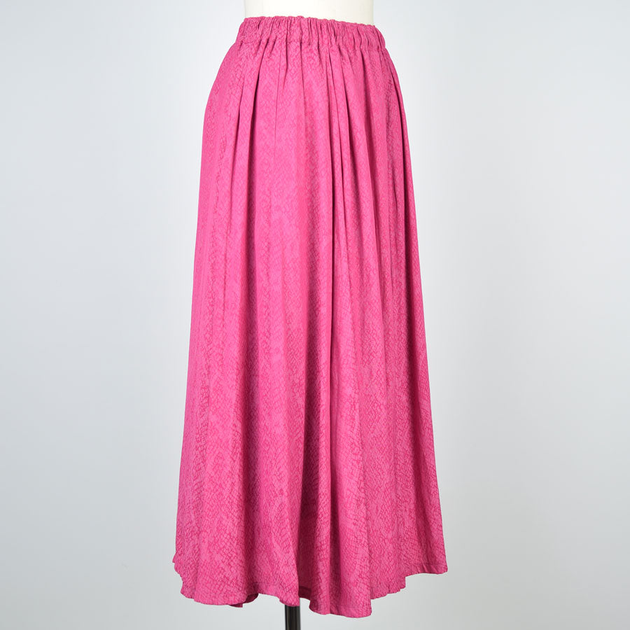 Snake JACQUARD FLARED SKIRT