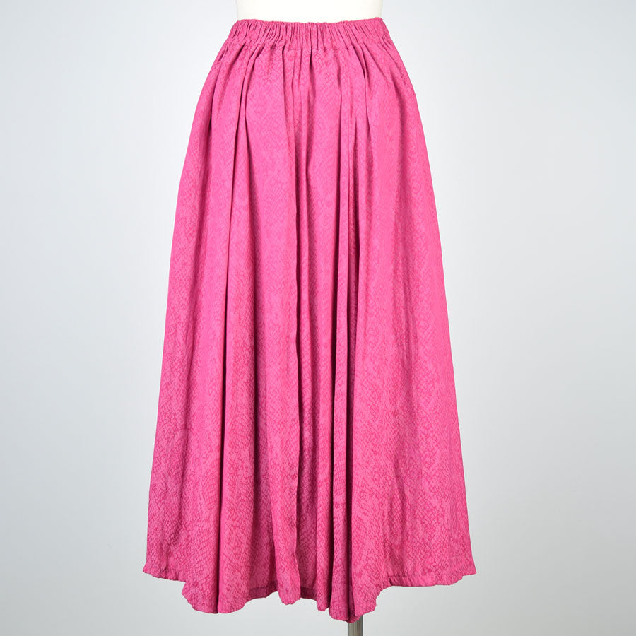 Snake JACQUARD FLARED SKIRT