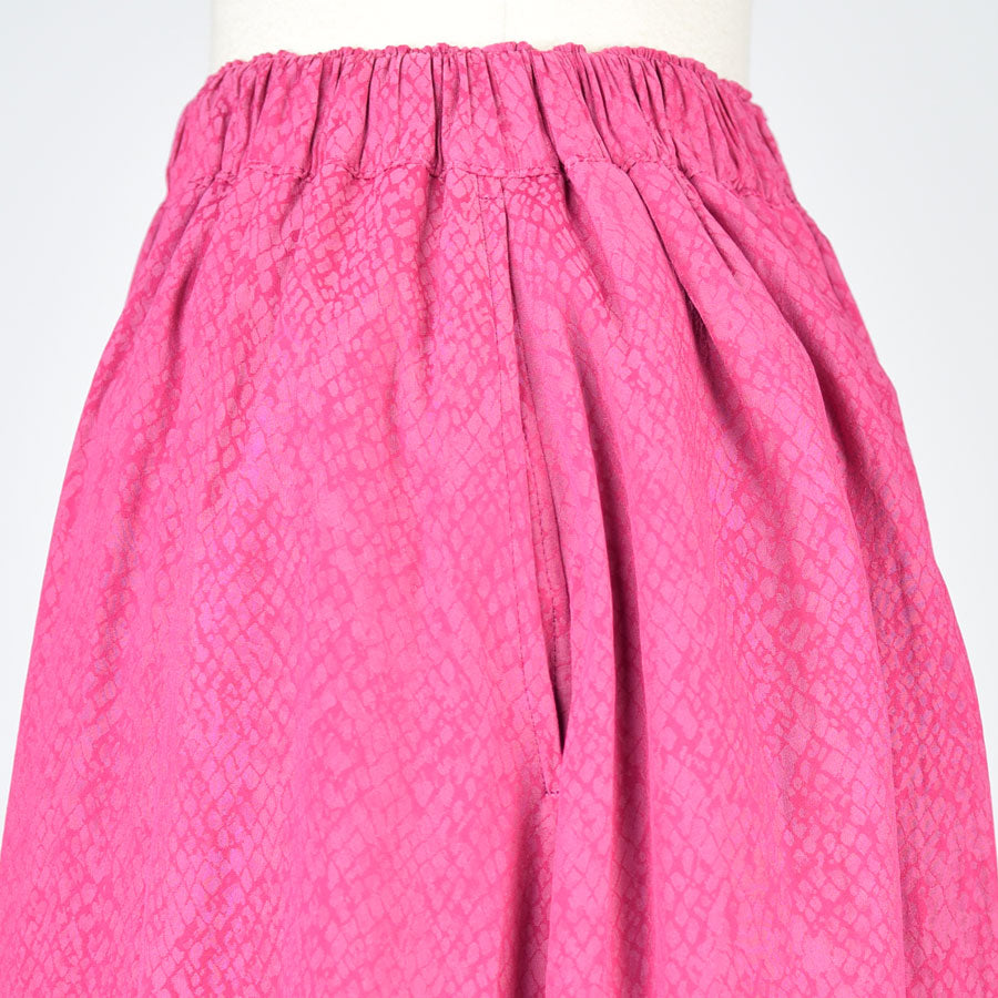 Snake JACQUARD FLARED SKIRT