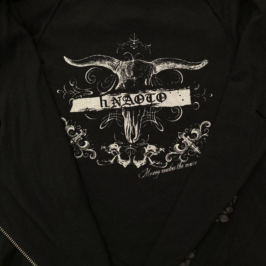 Dragon leather short stretch blouson