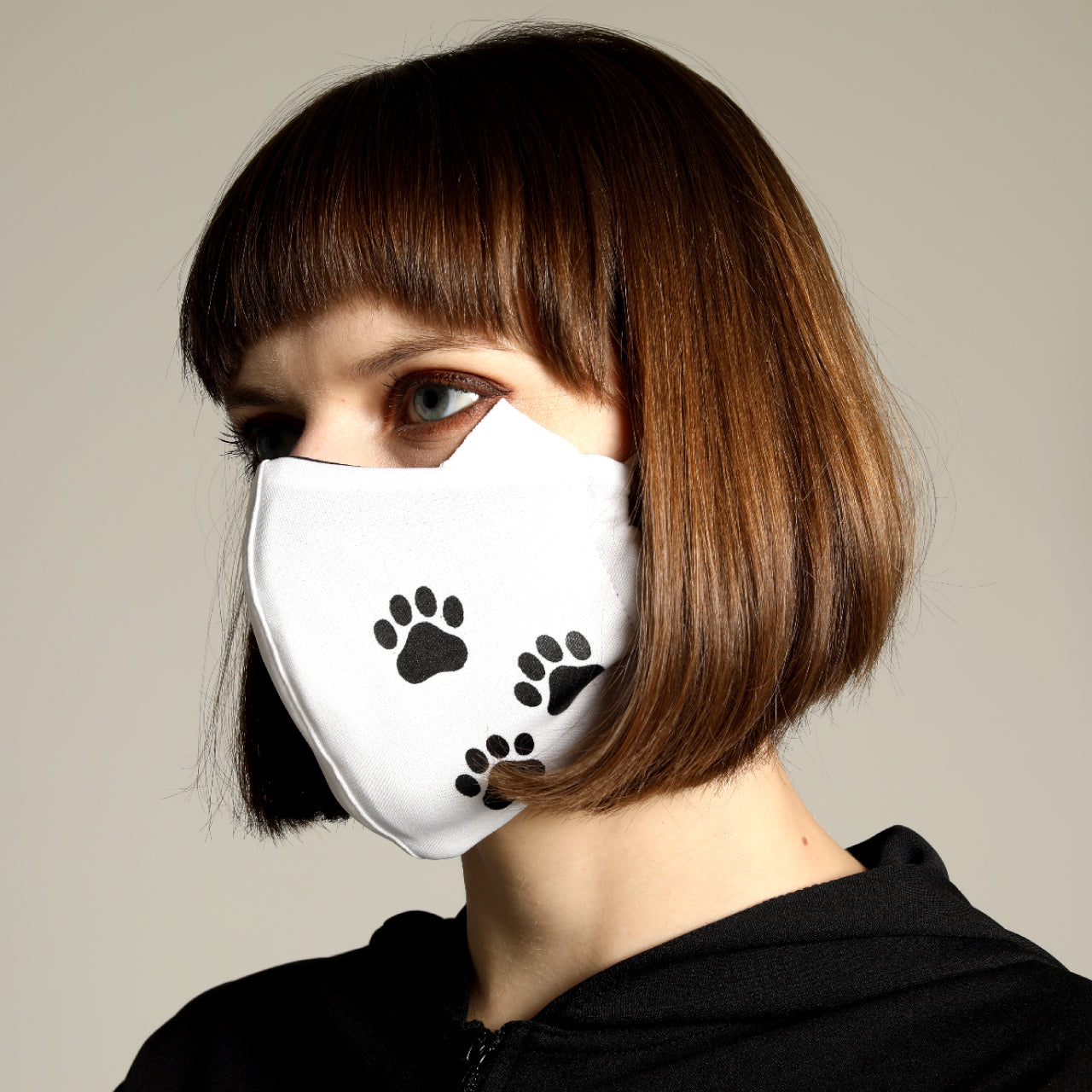 Cat ears footprint MASK WEAR (2サイズ)