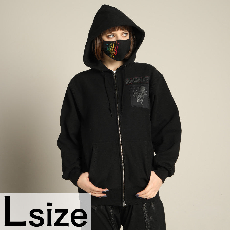 DOKUROGOTH ZIPPER HOODIE No.003 (3サイズ)