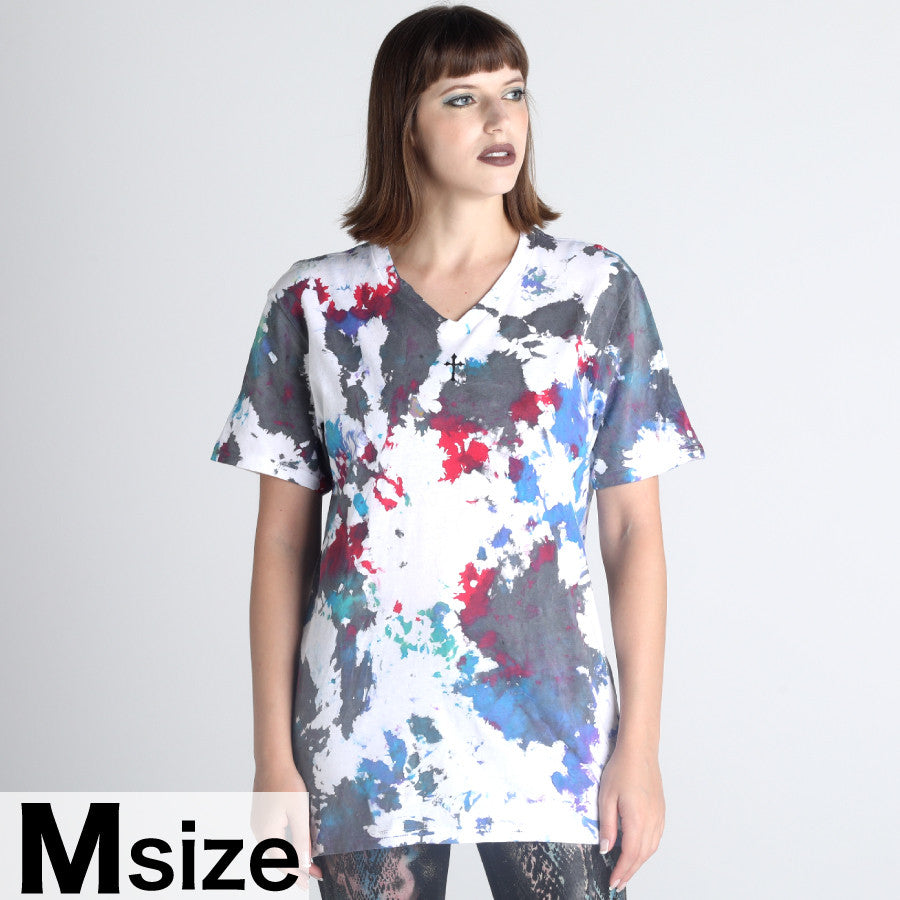 动作油漆V颈T-SH(3个尺寸)