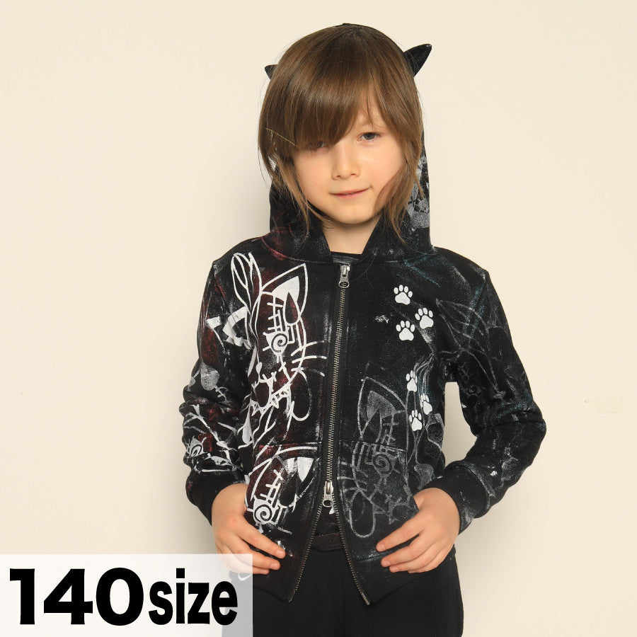 饥饿和愤怒的崩溃油漆连帽衫(2个尺寸)