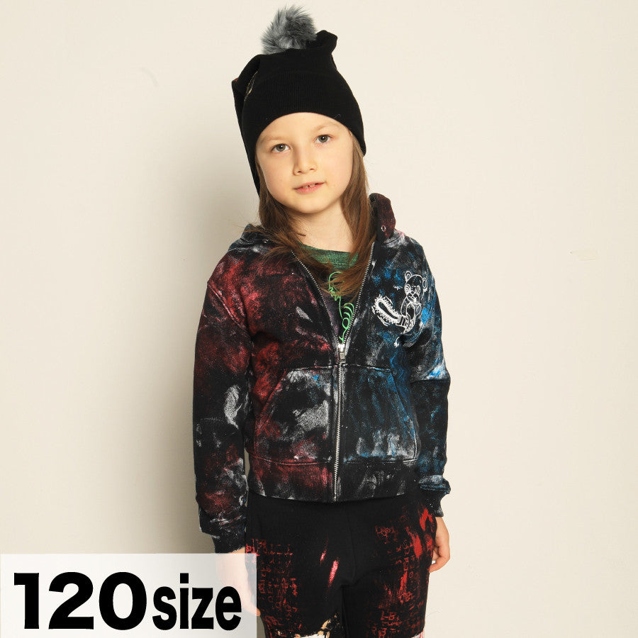 kumada-san艺术油漆连帽衫(3个尺寸)