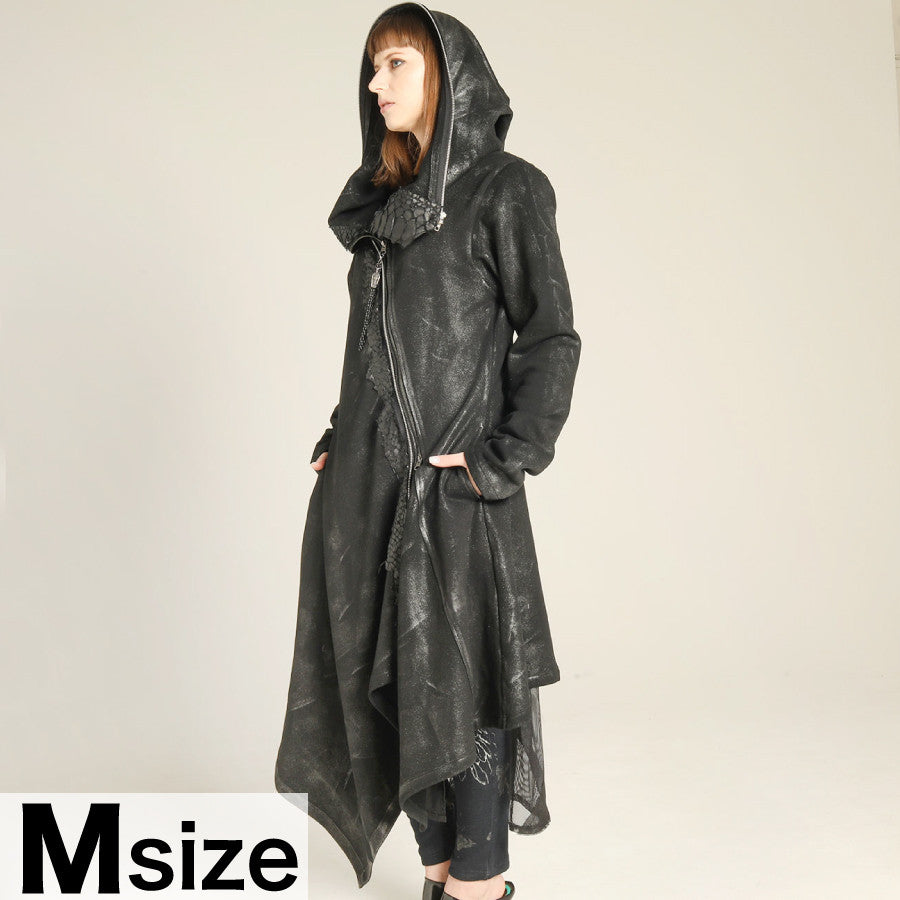 DRAGON LEATHER METAL HOODIE (2 sizes)