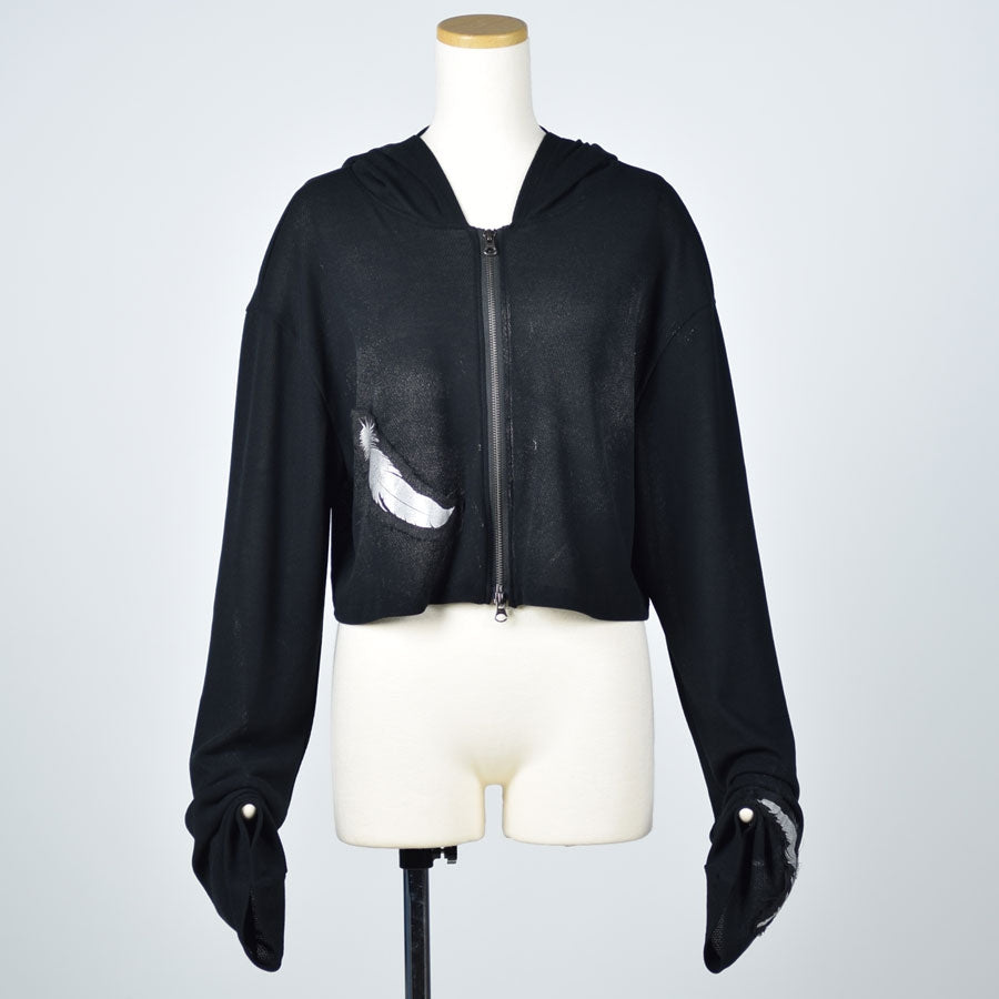 Angel's Feather Short Hoodie