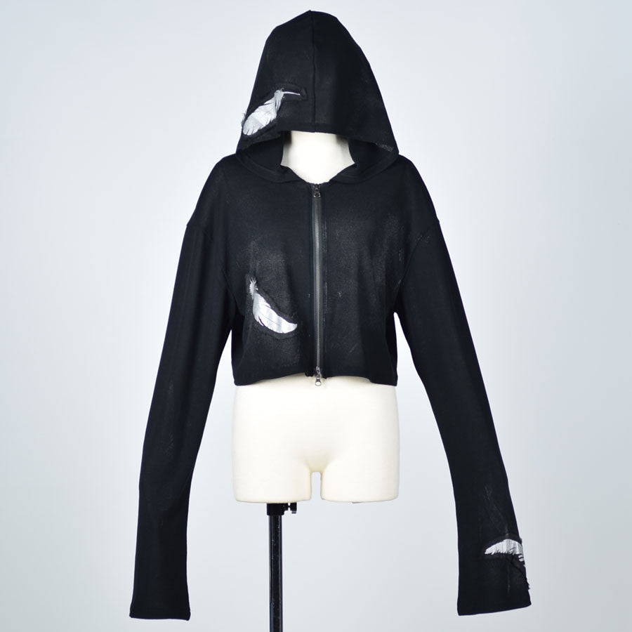 Angel's Feather Short Hoodie