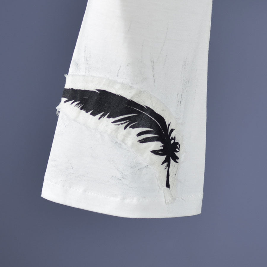 Angel's Feather short hoodie