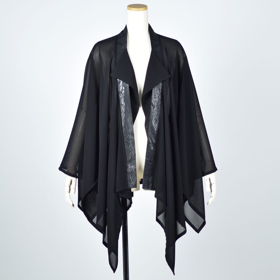 Snake Collar Drape Kimono