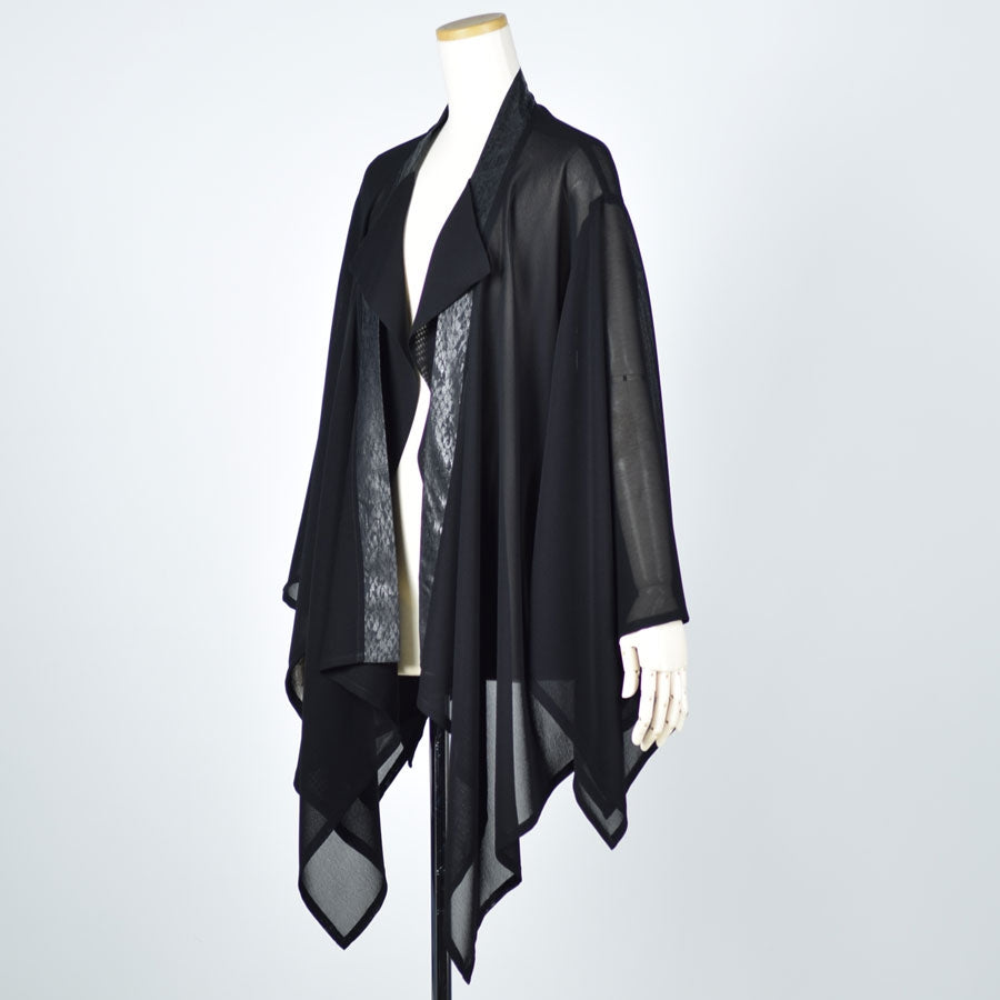 Snake Collar Drape Kimono