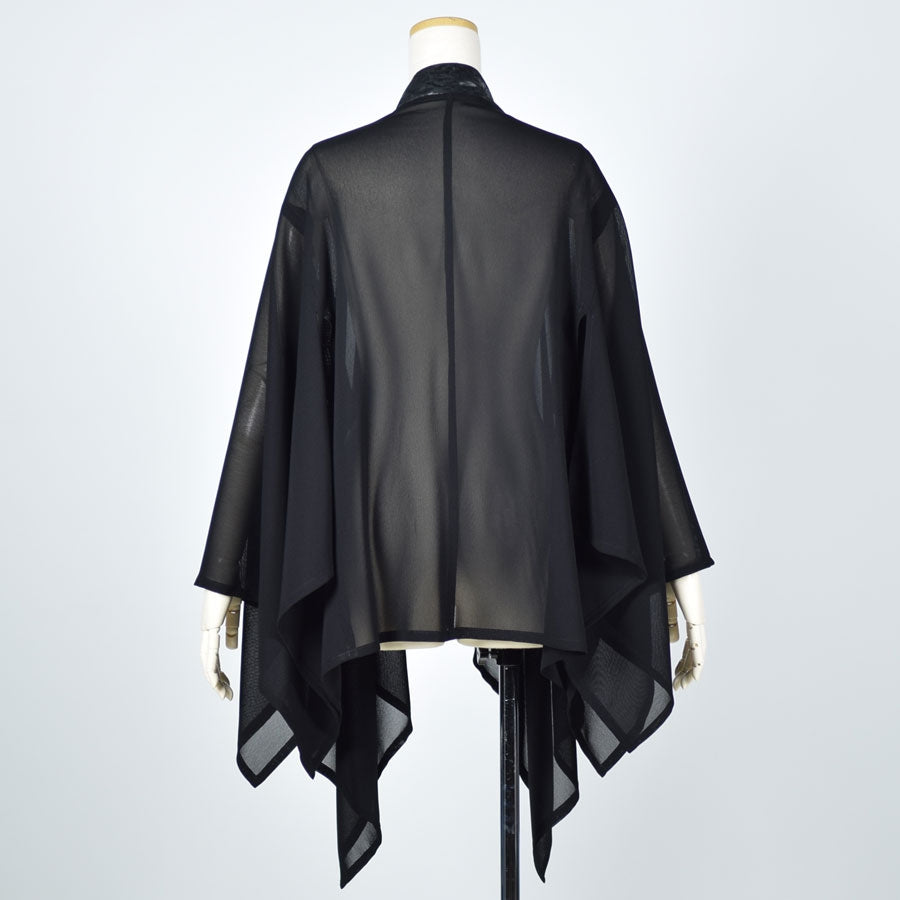 Snake Collar Drape Kimono