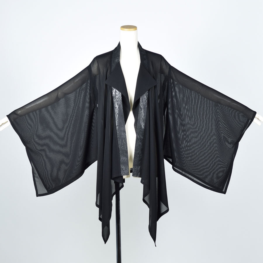 Snake Collar Drape Kimono