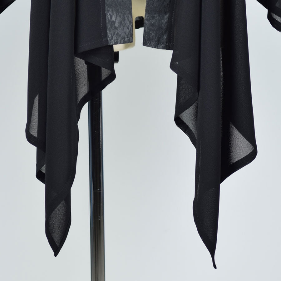 Snake Collar Drape Kimono