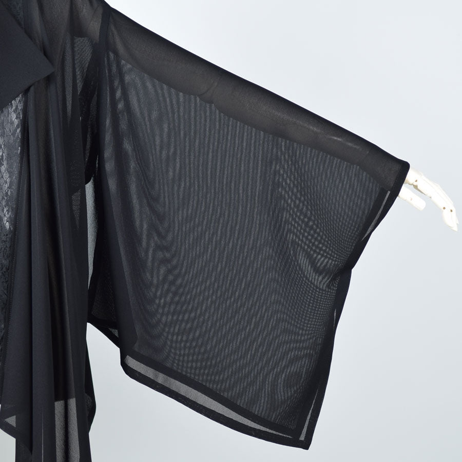 Snake Collar Drape Kimono