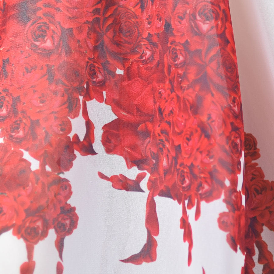 Bloody Rose Off Shoulder tunic