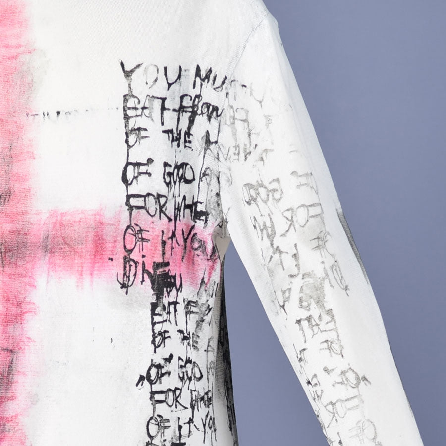 纱布编织绘画T-SH