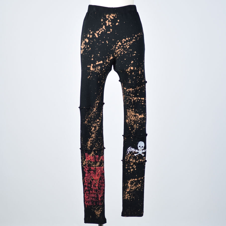Skull Bleach Leggings