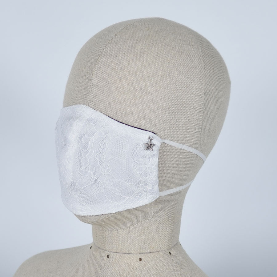 Lace Star Charm Mask Wear