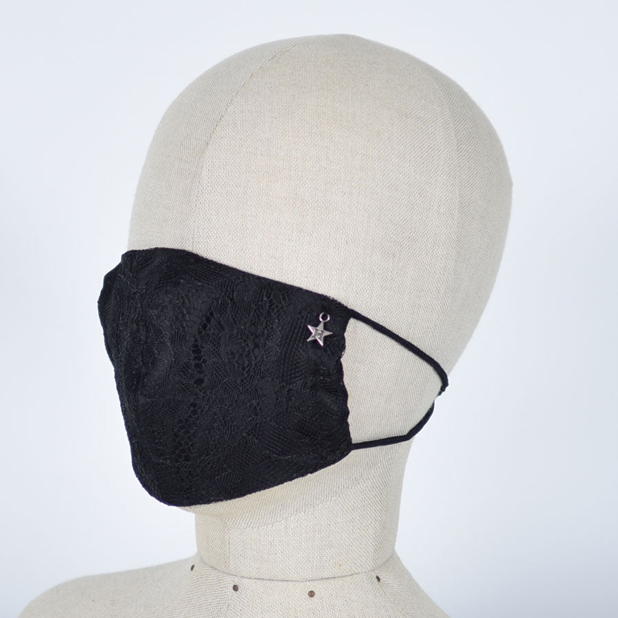 Lace Star Charm Mask Wear
