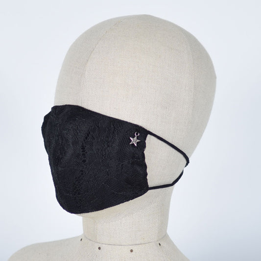 Lace Star Charm Mask Wear