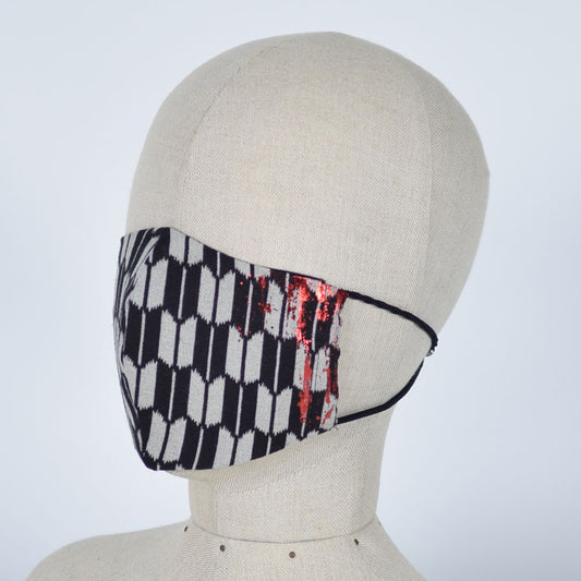 Bow Japanese pattern Mask Wear