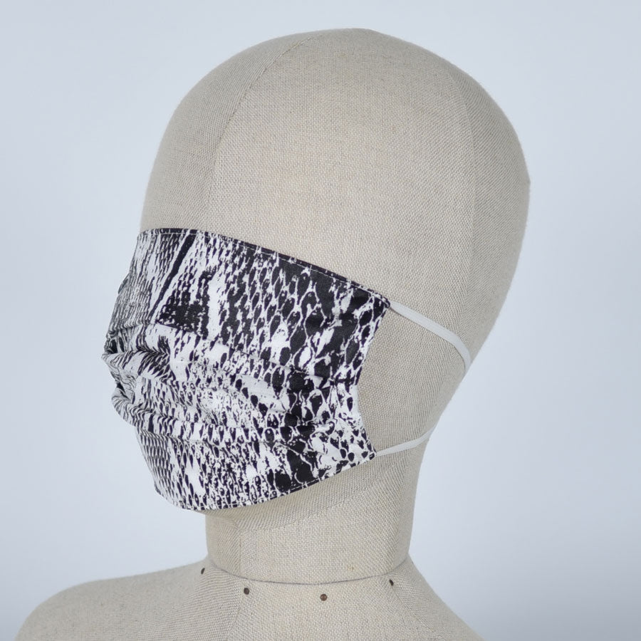 Holy White Snake Mask Wear