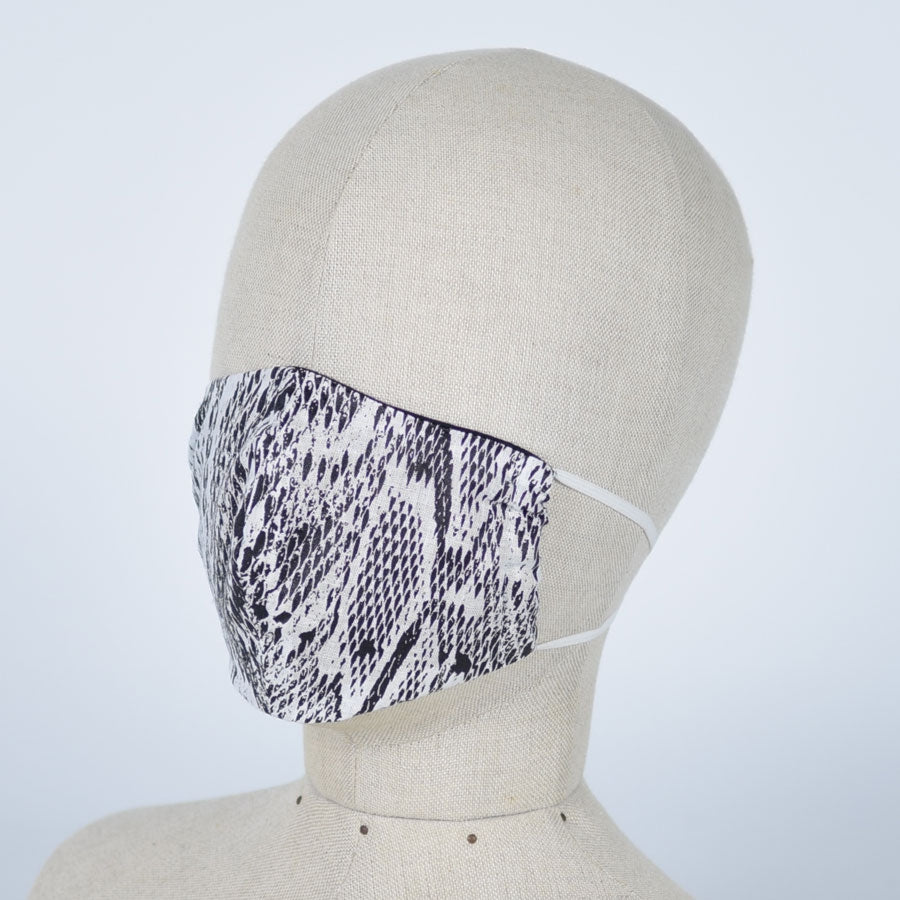 Holy White Snake Mask Wear