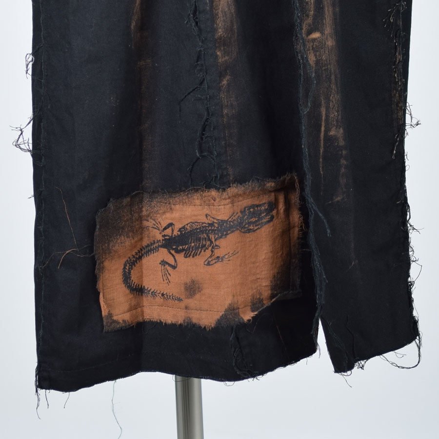 Bleach paint long jacket