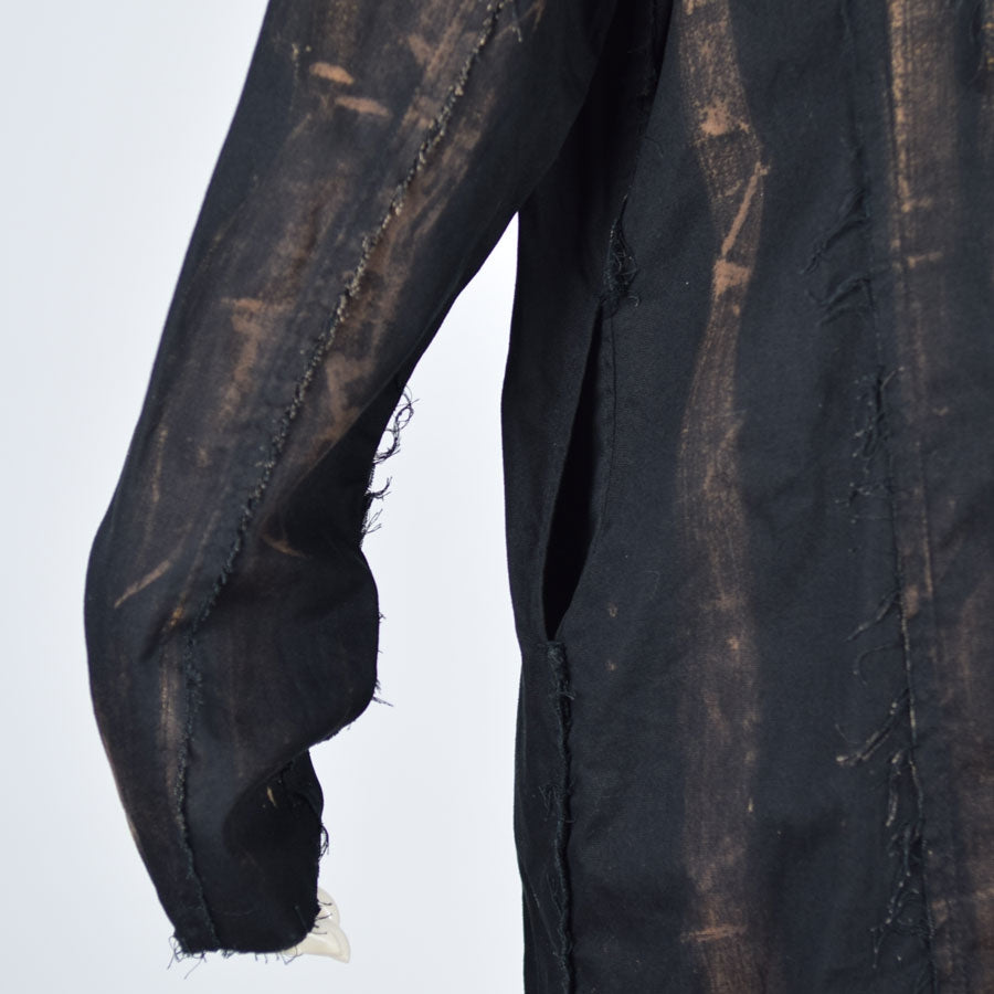 Bleach paint long jacket
