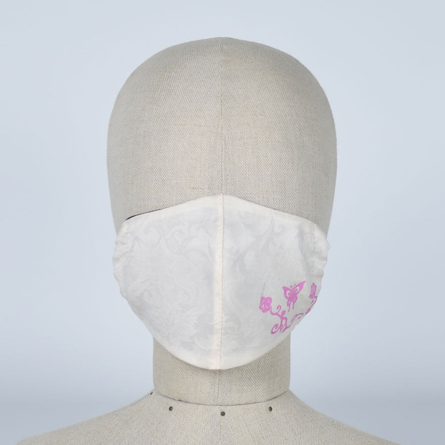 Butterfly and Rose Mask Wear