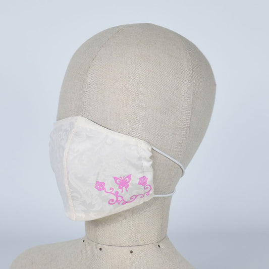 Butterfly and Rose Mask Wear